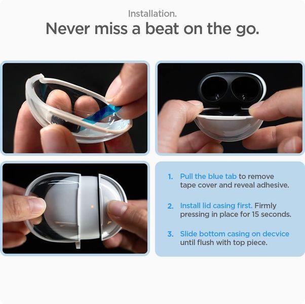 Чохол Spigen Ultra Hybrid Jet White для Google Pixel Buds Pro 2074315324 фото