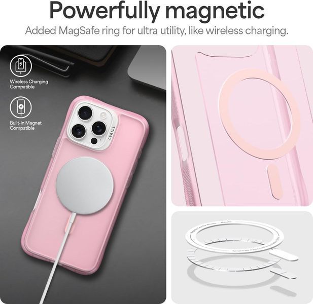 Чохол Spigen Cyrill UltraSheer MagSafe Pink для iPhone 16 Pro Max 2502501658 фото