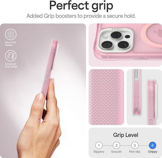Чохол Spigen Cyrill UltraSheer MagSafe Pink для iPhone 16 Pro Max 2502501658 фото