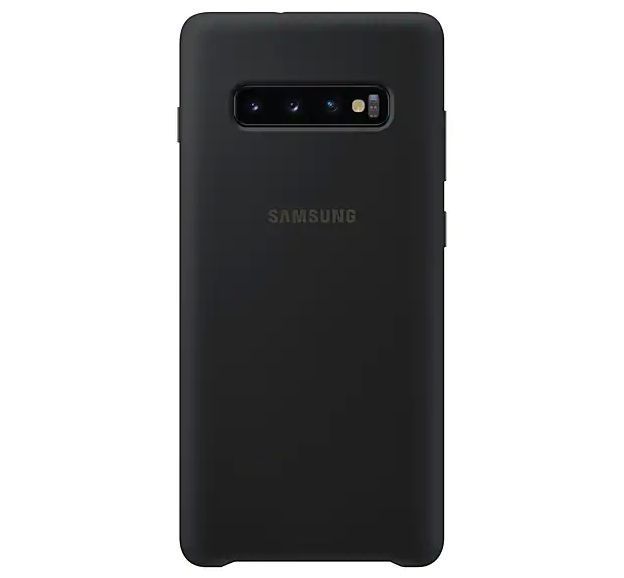 Чохол Samsung Silicone Cover Black для Galaxy S10 Plus SM-G975