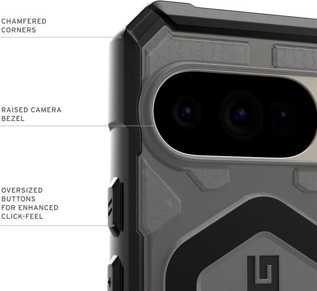 Чохол UAG Pathfinder Clear Ash/Black для Google Pixel 10 Pro Xl 2797465407 фото
