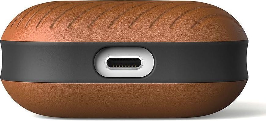 Чехол Moment Leather Cognac для AirPods 3