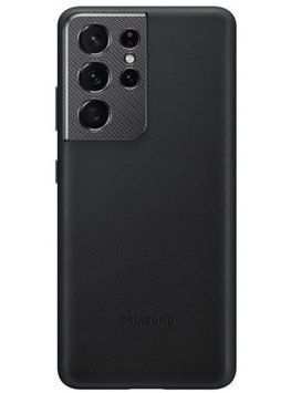 Чохол Samsung Leather Back Cover Black для Galaxy S21 Ultra SM-G998