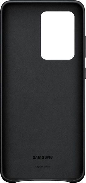 Кожаный чехол Samsung Leather Back Cover Black для Samsung Galaxy S20 Ultra 5G SM-G988 1280010546 фото