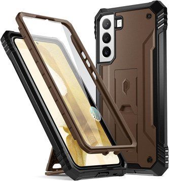 Захисний чохол 360&deg; Poetic Revolution Series Brown для Samsung Galaxy S22 5G SM-S901 2149407532 фото