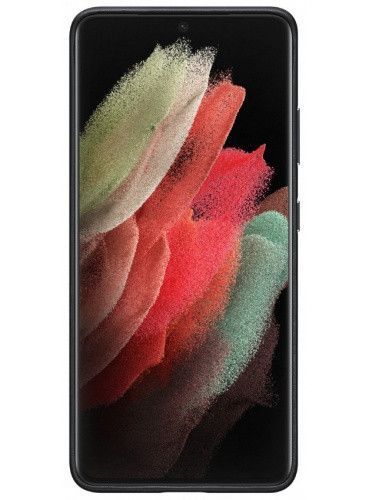 Оригинальный чехол Samsung Leather Back Cover Black для Galaxy S21 Ultra SM-G998
