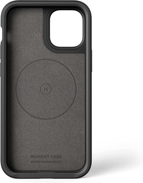 Чехол Moment M-Series MagSafe Black Canvas для iPhone 12 Mini 2491190920 фото
