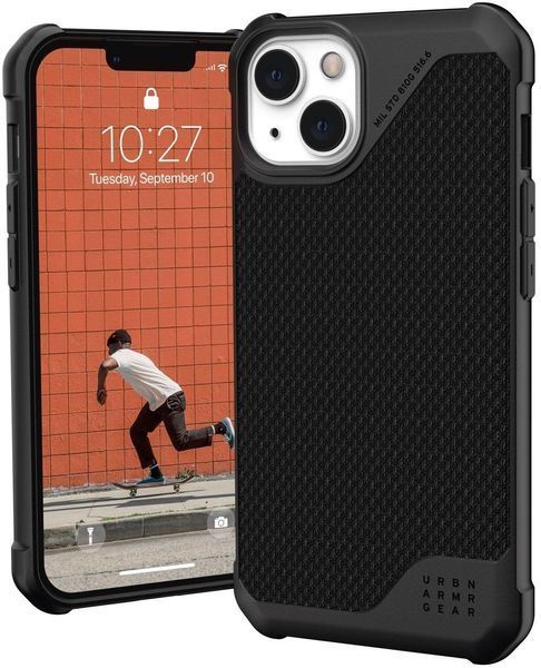 Чохол UAG Metropolis LT Kevlar Black для iPhone 13 | iPhone 14 1616459726 фото