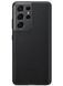 Чохол Samsung Leather Back Cover Black для Galaxy S21 Ultra SM-G998