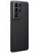Оригинальный чехол Samsung Leather Back Cover Black для Galaxy S21 Ultra SM-G998, фото 2
