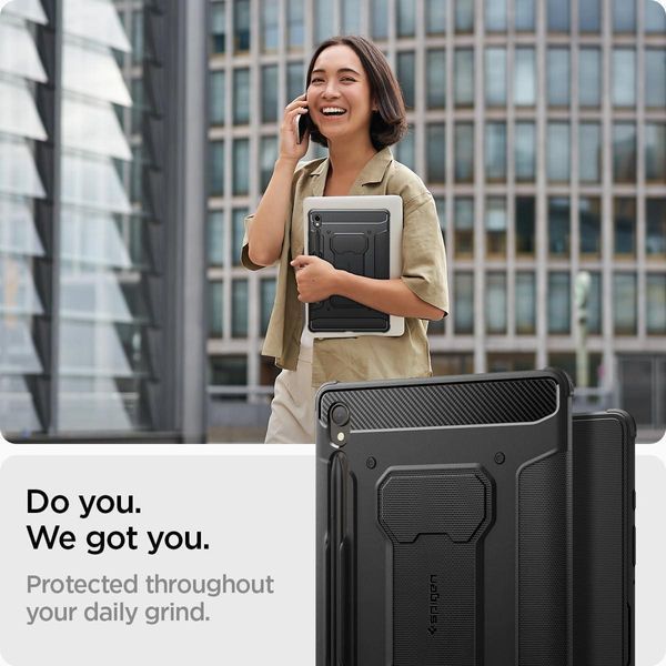 Чохол Spigen Rugged Armor Pro Black для Galaxy Tab S9 ACS06540 1973828580 фото