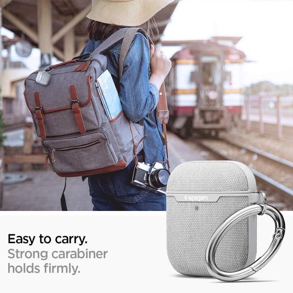 Чехол Spigen Urban Fit Gray для AirPods 1 Gen | 2 Gen 2737900727 фото
