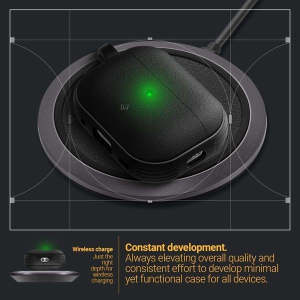 Чохол Caseology Vault Matte Black для Apple AirPods Pro | Pro 2 1796845972 фото