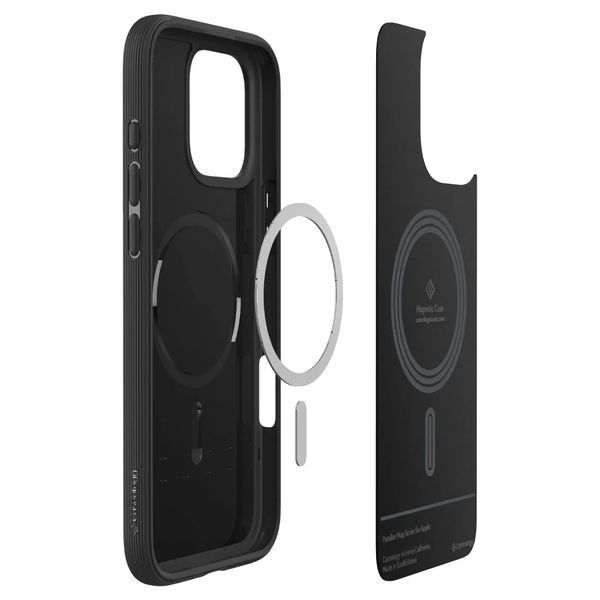 Чохол Caseology Parallax Mag Matte Black для iPhone 16 Pro ACS08169 2361625827 фото