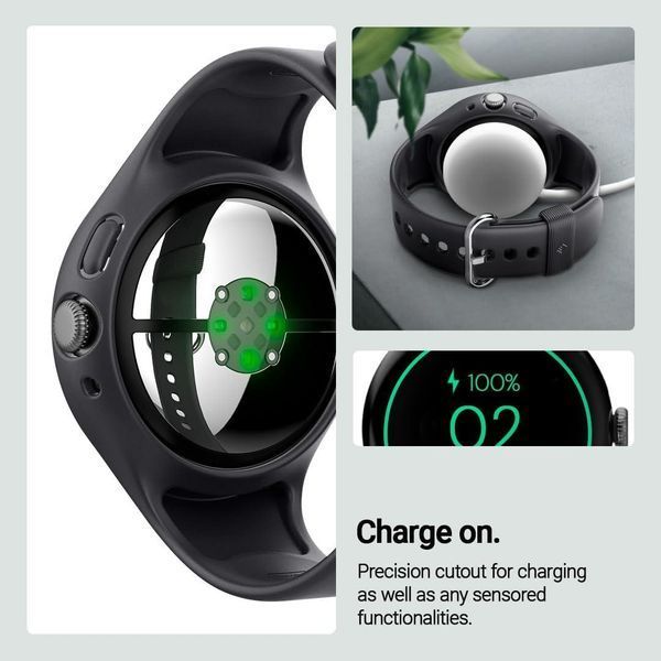 Чохол - ремінець Caseology Nano Pop Prune Charcoal для Google Pixel Watch 3 (45mm) Band 2364384784 фото