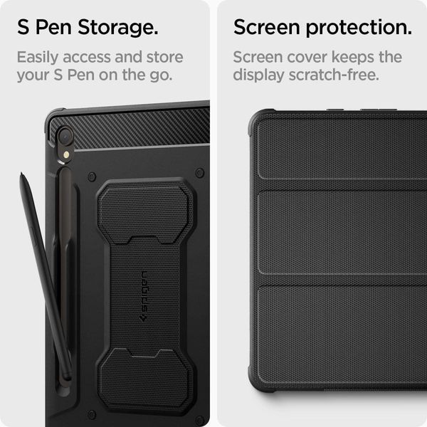 Чохол Spigen Rugged Armor Pro Black для Galaxy Tab S9 ACS06540 1973828580 фото