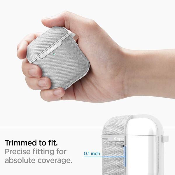 Чехол Spigen Urban Fit Gray для AirPods 1 Gen | 2 Gen 2737900727 фото