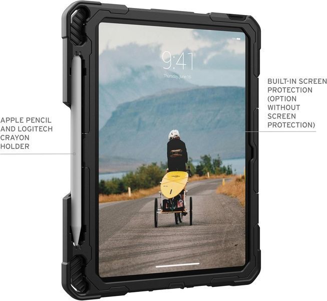 Чохол UAG Plasma Series Ice/Black для iPad 10.9 2022 10th Gen 2022 | 11th Gen 2025 3097799296 фото
