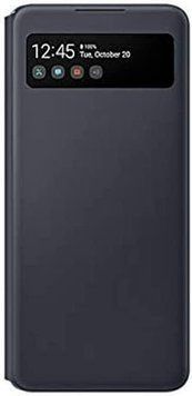Оригинальный чехол Samsung Smart S View Wallet Cover Black для Galaxy A42 5G 1720896354 фото