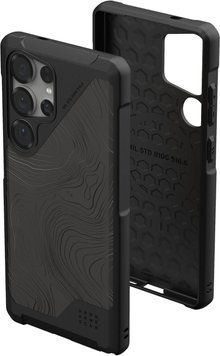 Чохол UAG Metropolis LT Kevlar Magsafe Topography Black для Samsung Galaxy S25 Ultra 2839080032 фото