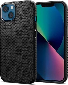 Чохол Spigen Liquid Air Matte Black для iPhone 13 | 14 2119102502 фото