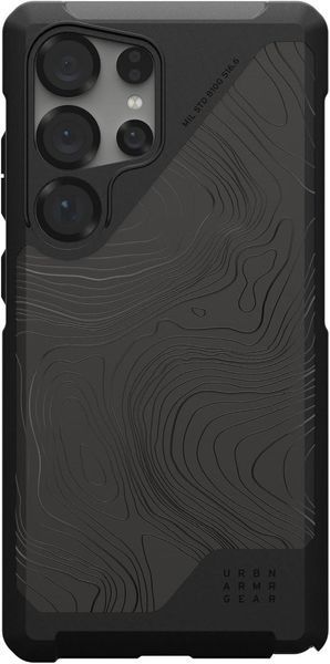 Чохол UAG Metropolis LT Kevlar Magsafe Topography Black для Samsung Galaxy S25 Ultra 2839080032 фото