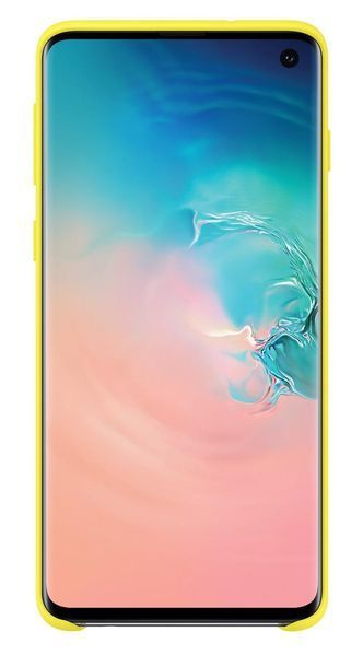 Чохол Samsung Silicone Cover Yellow для Galaxy S10 SM-G973 1377664561 фото