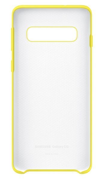 Чохол Samsung Silicone Cover Yellow для Galaxy S10 SM-G973 1377664561 фото