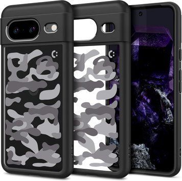 Чохол Spigen Ultra Hybrid Military Camo Black для Google Pixel 8 ACS07891 2511727403 фото