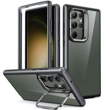 Чохол ESR Shock Armor Kickstand Clear Black для Samsung Galaxy S23 Ultra SM-S918 1956554261 фото