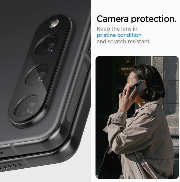 Захисне скло для камери Spigen GLAStR EZ Fit Optik 2-Pack Black для Samsung Galaxy Fold 4 AGL05428 2465690745 фото