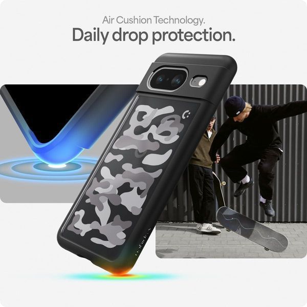 Чехол Spigen Ultra Hybrid Military Camo Black для Google Pixel 8 ACS07891 2511727403 фото
