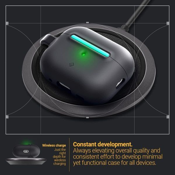 Чохол Caseology Nano Pop Prune Charcoal для Apple AirPods Pro | Pro 2 1796847440 фото