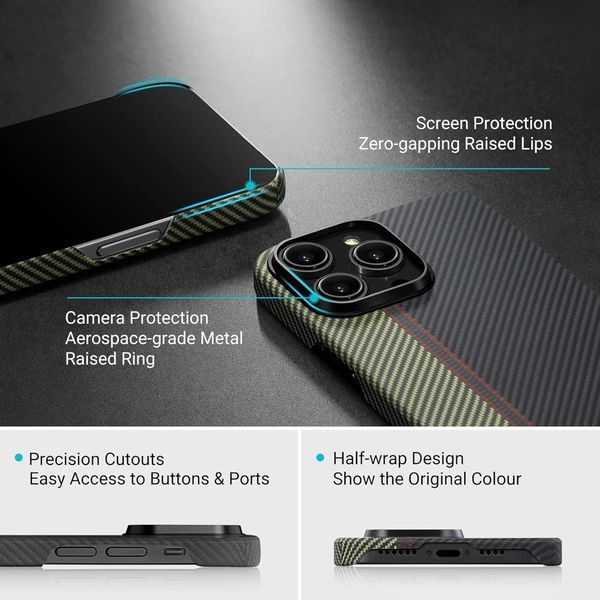 Чехол Pitaka Fusion Weaving MagEZ Case 3 Overture для iPhone 14 Pro 2658597099 фото