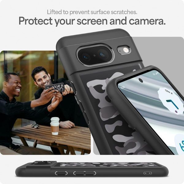 Чехол Spigen Ultra Hybrid Military Camo Black для Google Pixel 8 ACS07891 2511727403 фото