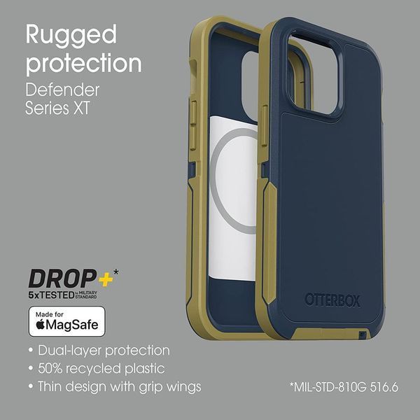 Чохол Otterbox Defender Series XT Dark Mineral with WagSafe для iPhone 13 Pro 1613947788 фото