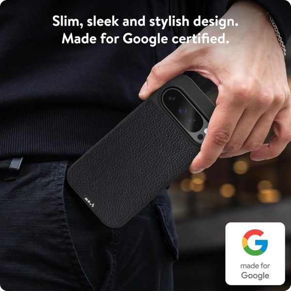 Чохол Mous MagSafe&reg; Black Leather для Google Pixel 9 | 9 Pro 2386973868 фото