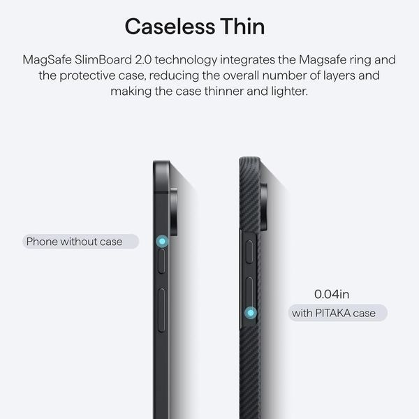 Чохол Pitaka Ultra-Slim MagSafe Black для Google Pixel 10 | 10 Pro 2763890662 фото