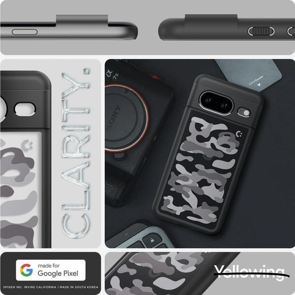 Чехол Spigen Ultra Hybrid Military Camo Black для Google Pixel 8 ACS07891 2511727403 фото