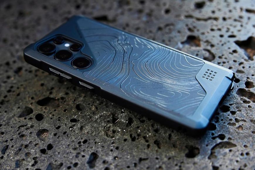 Чохол UAG Metropolis LT Kevlar Magsafe Topography Black для Samsung Galaxy S25 Ultra 2839080032 фото