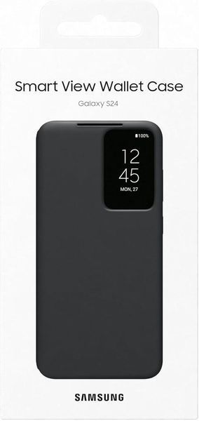 Чохол Samsung Smart Clear View Wallet Case Black для Galaxy S24 2898318781 фото