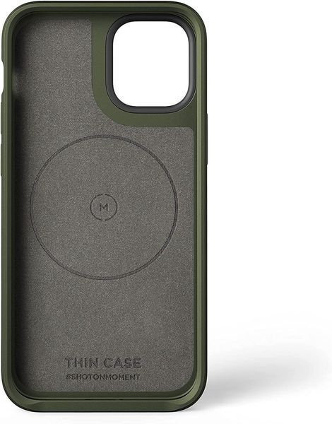 Чехол Moment M-Series MagSafe Olive Green для iPhone 12 Mini 2491202183 фото
