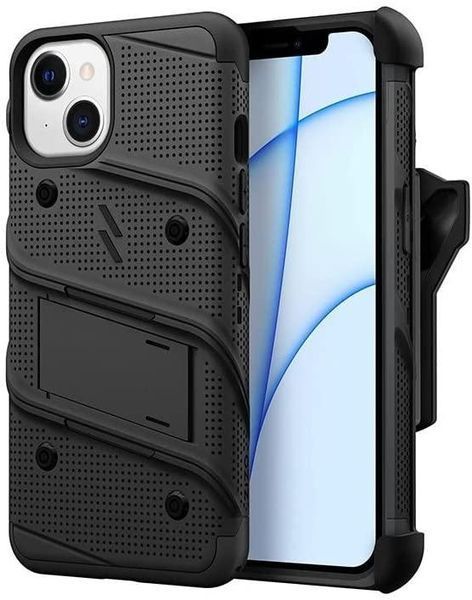 Захисний чохол Zizo Bolt Series Black з кліпсою для iPhone 13 | iPhone 14 1645908707 фото