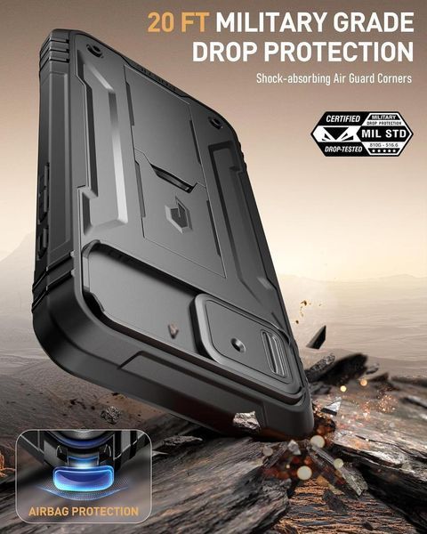 Захисний чохол 360&deg; Poetic Revolution Series Black для iPhone 16e 2801135085 фото