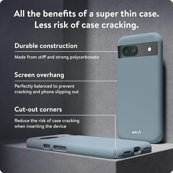 Чохол Mous Super Thin Stone Blue MagSafe&reg; для Google Pixel 8a 2253647727 фото