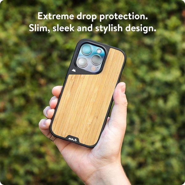 Чохол Mous Limitless 5.0 Bamboo MagSafe Compatible для iPhone 15 Pro Max 2224824678 фото