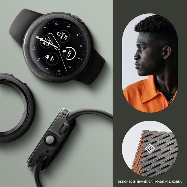 Чохол Caseology Vault Matte Black для Google Pixel Watch | Watch 2 | Watch 3 (41mm) 2119175852 фото