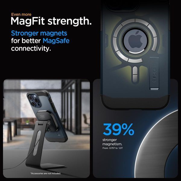 Чехол Spigen Tough Armor Mag MagSafe Metal Slate для iPhone 15 Pro Max ACS06595 1994577209 фото