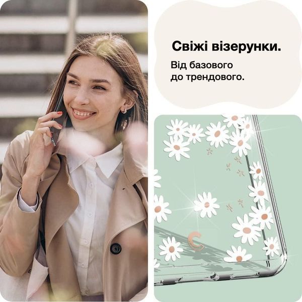 Чехол Spigen Cyrill White Daisy для Google Pixel 6a