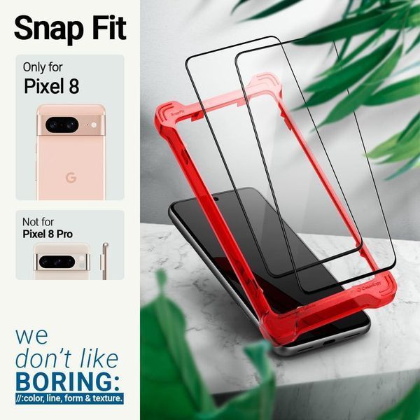 Защитное стекло Caseology Snap Fit 2-Pack для Google Pixel 8 2079388429 фото